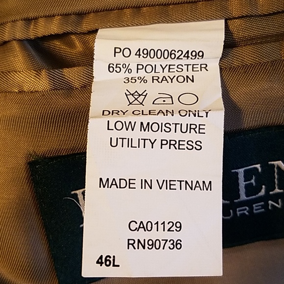 Ralph Lauren  Coat Blazer Houndstooth 46L - Picture 3 of 4